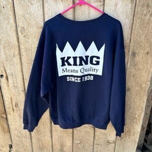 L.A. Hearne Company Crew Neck Pullover, King Means Quality Size XL